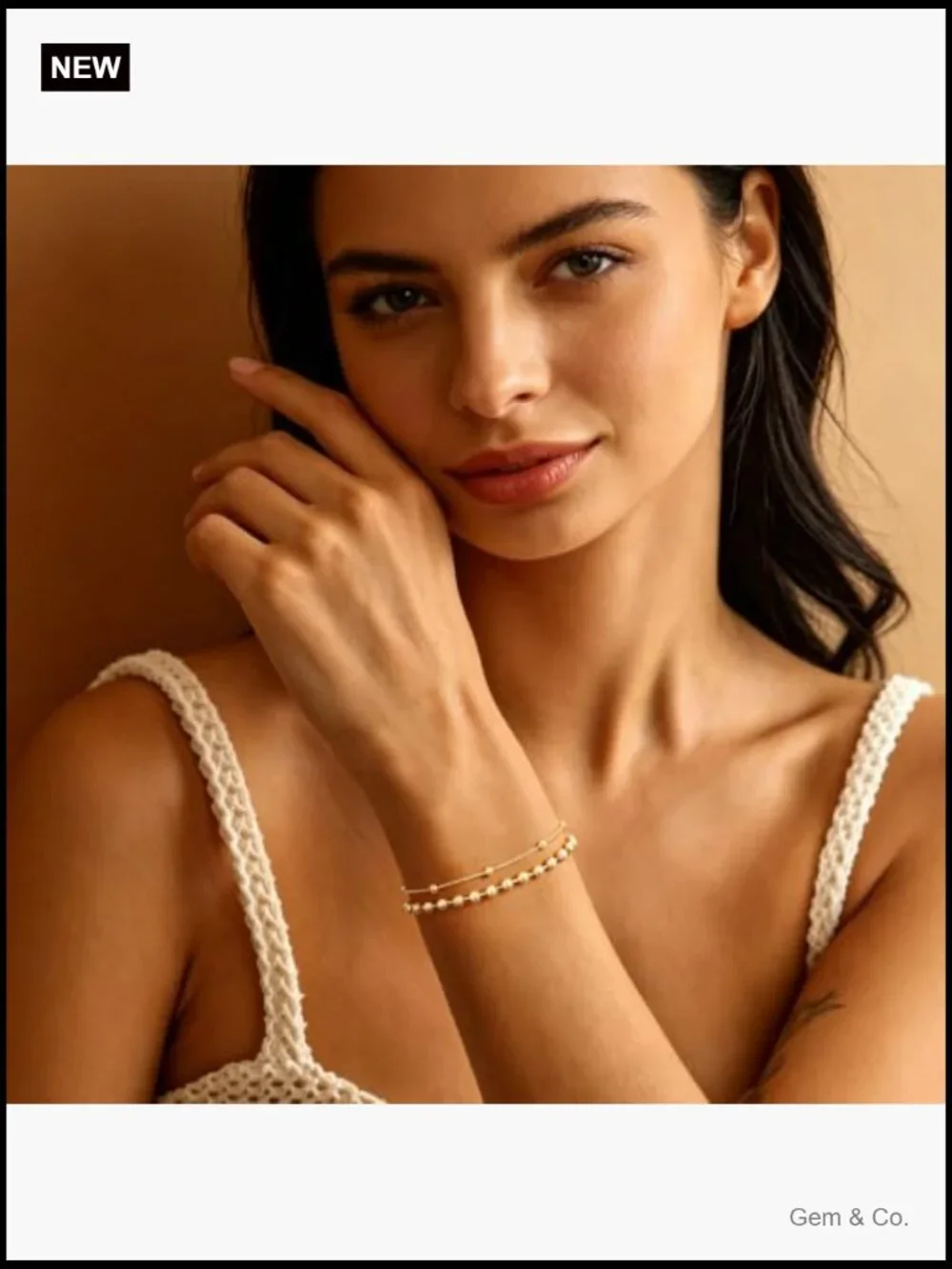 Trendy Layered Dainty Bracelet Stainless Steel Stackable Chain